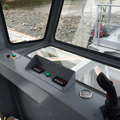 Chariot de manoeuvre - barrage de Decize sur la Loire